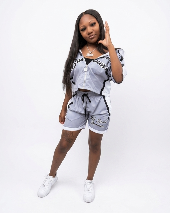 No Broke Business Short Set