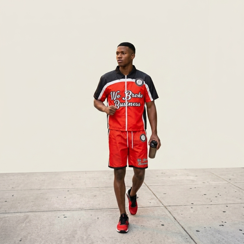 No Broke Business Short Set